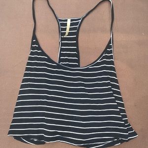 flowy striped tank top